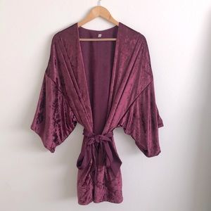 Free people velvet robe